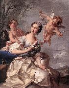 unknow artist Portrait of Madame de Bourbon-Conti as Venus France oil painting artist